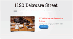 Desktop Screenshot of 1120delaware.com